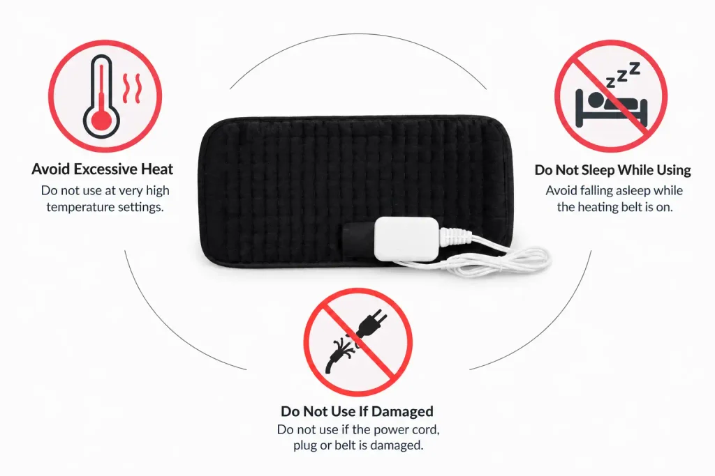 How to use heating belt 