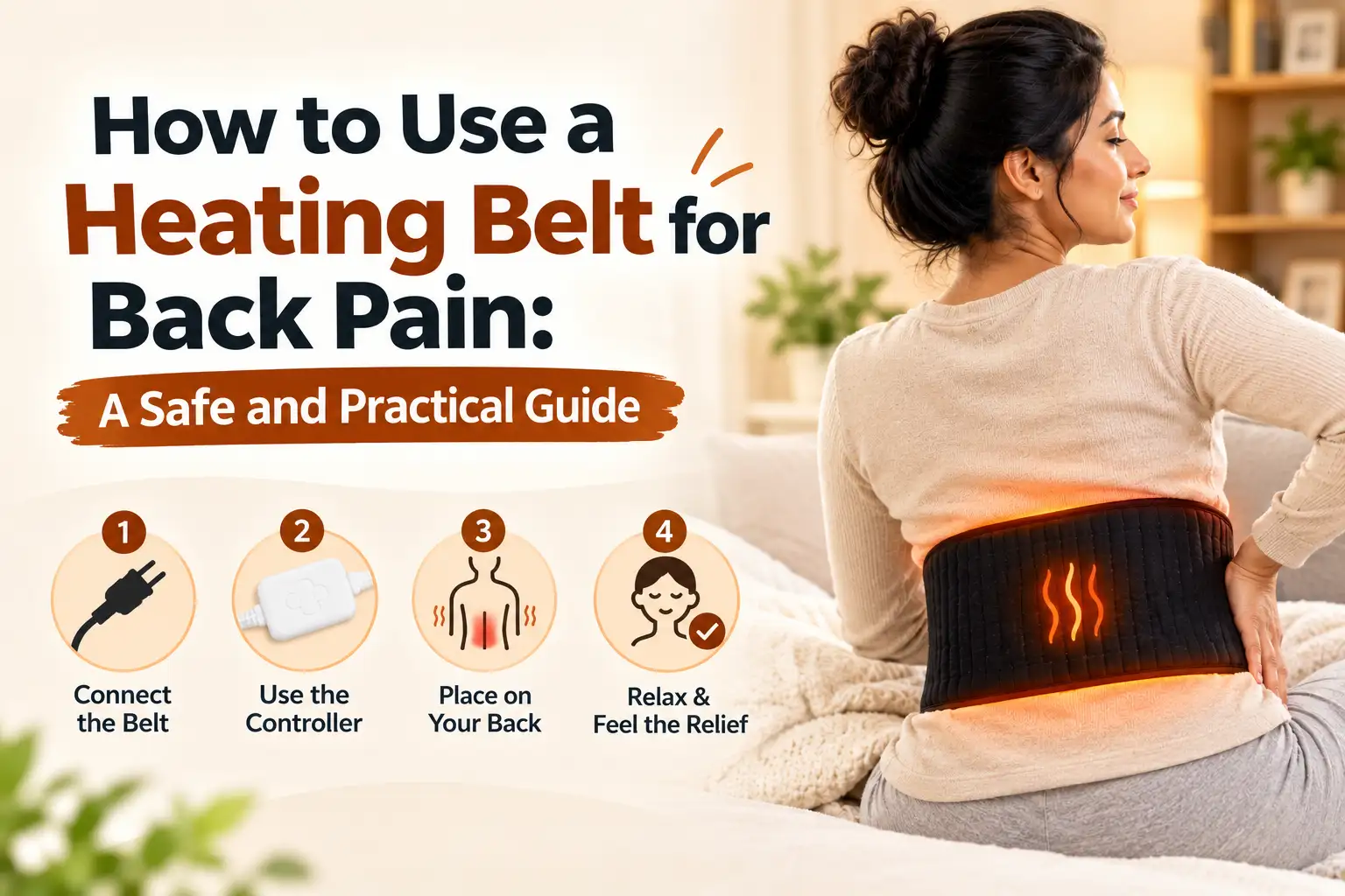 How to Use a Heating Belt for Back Pain: A Safe and Practical Guide